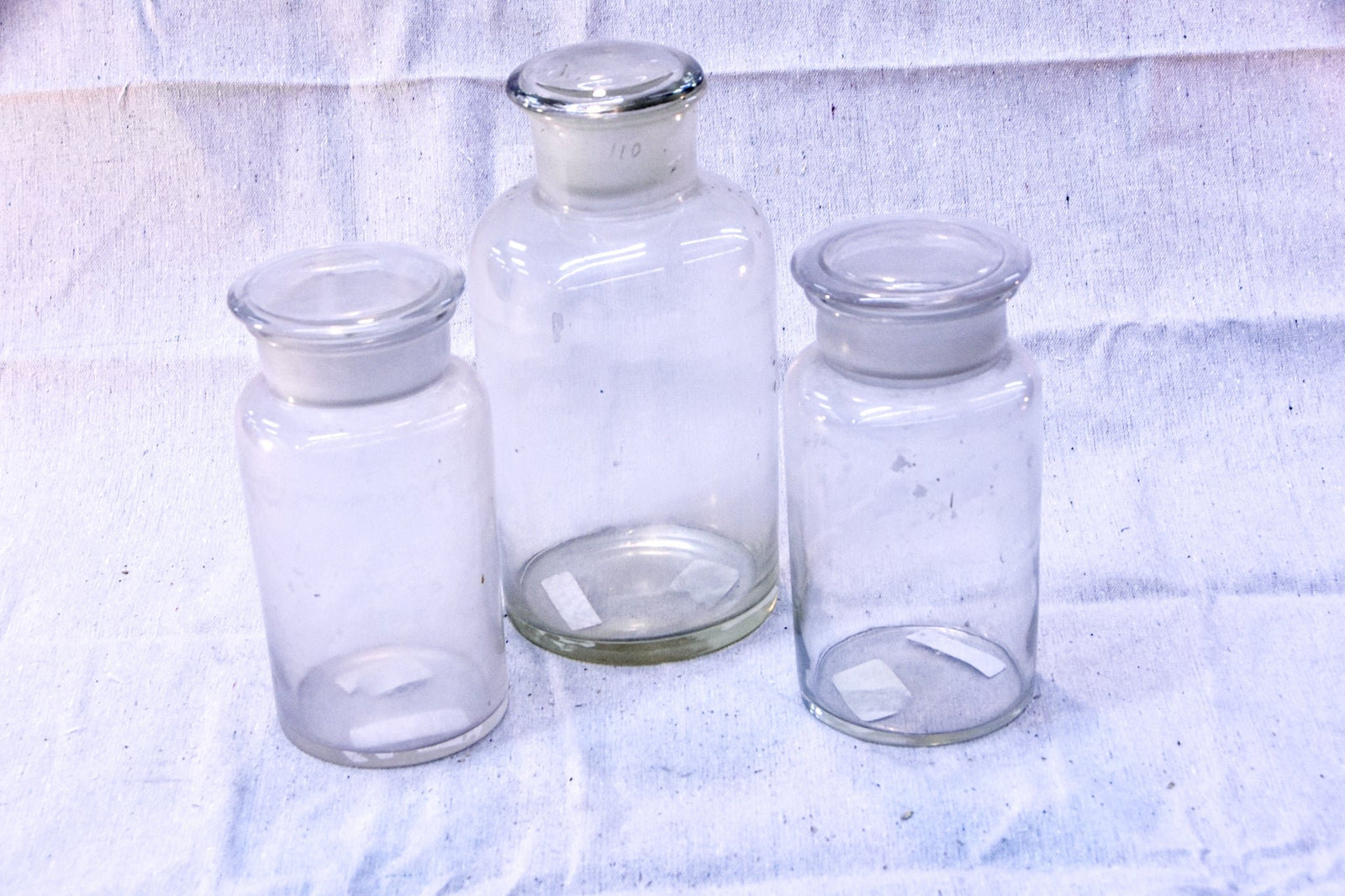 Antique Glass Apothecary Jar - M