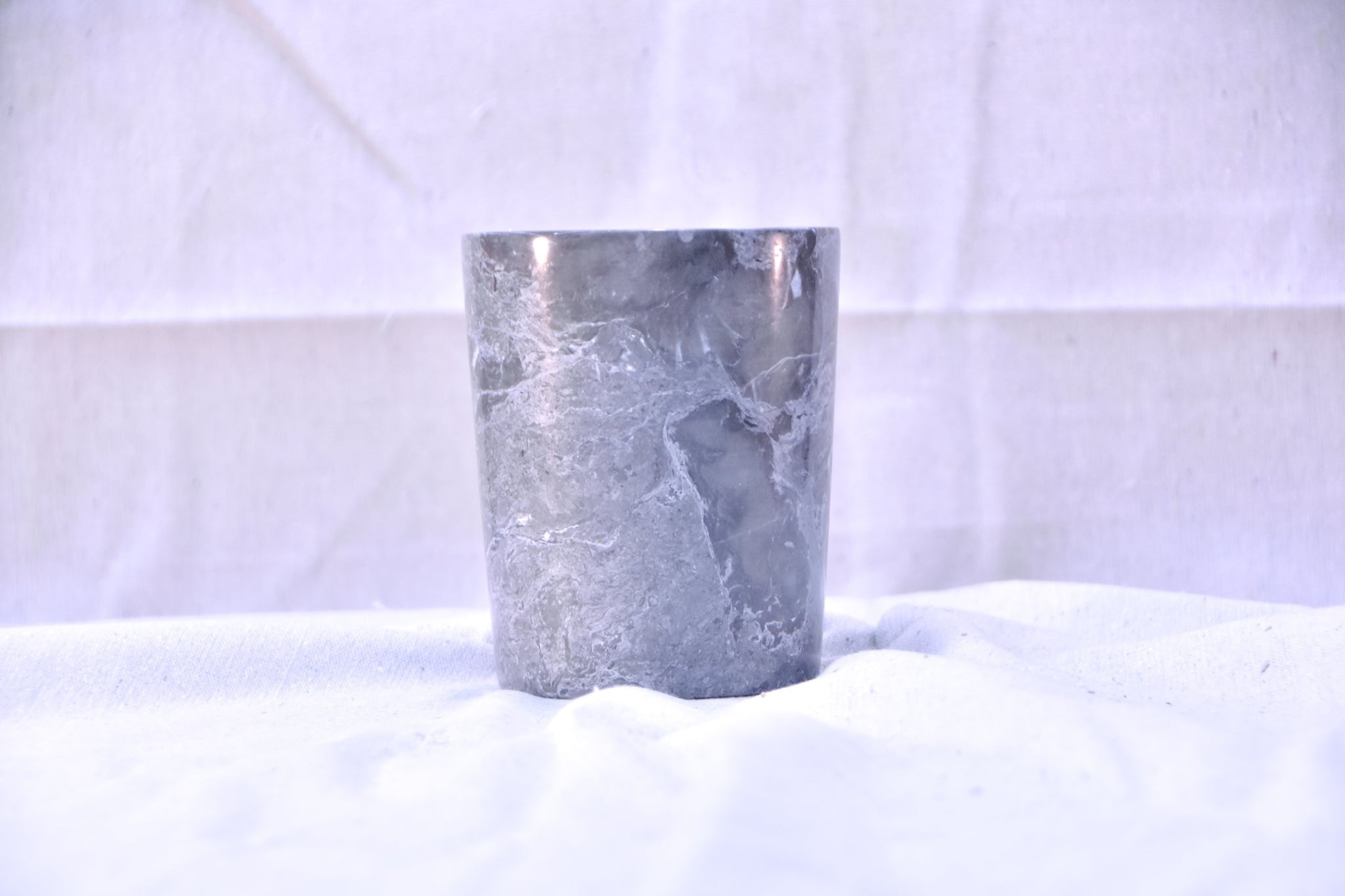 Gray Variagated Marble Wine Bottle Cooler