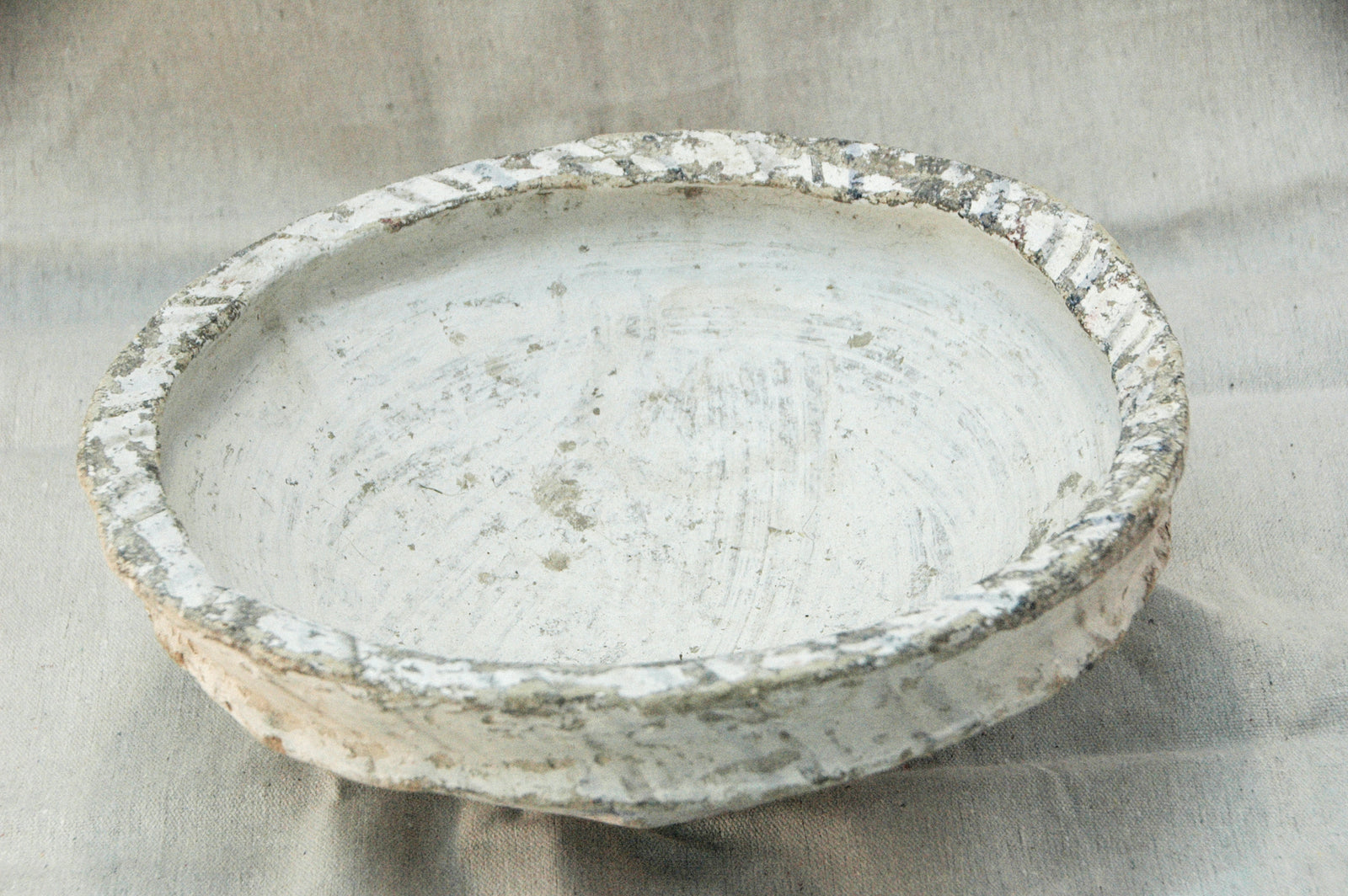 Vintage Paper Mache Bowl -S