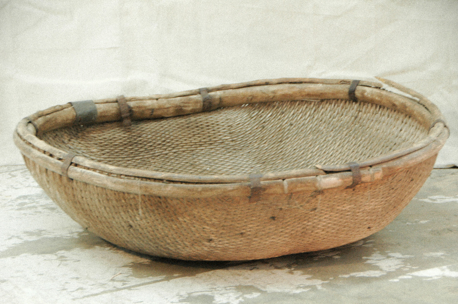 Large Antique Threshing Basket