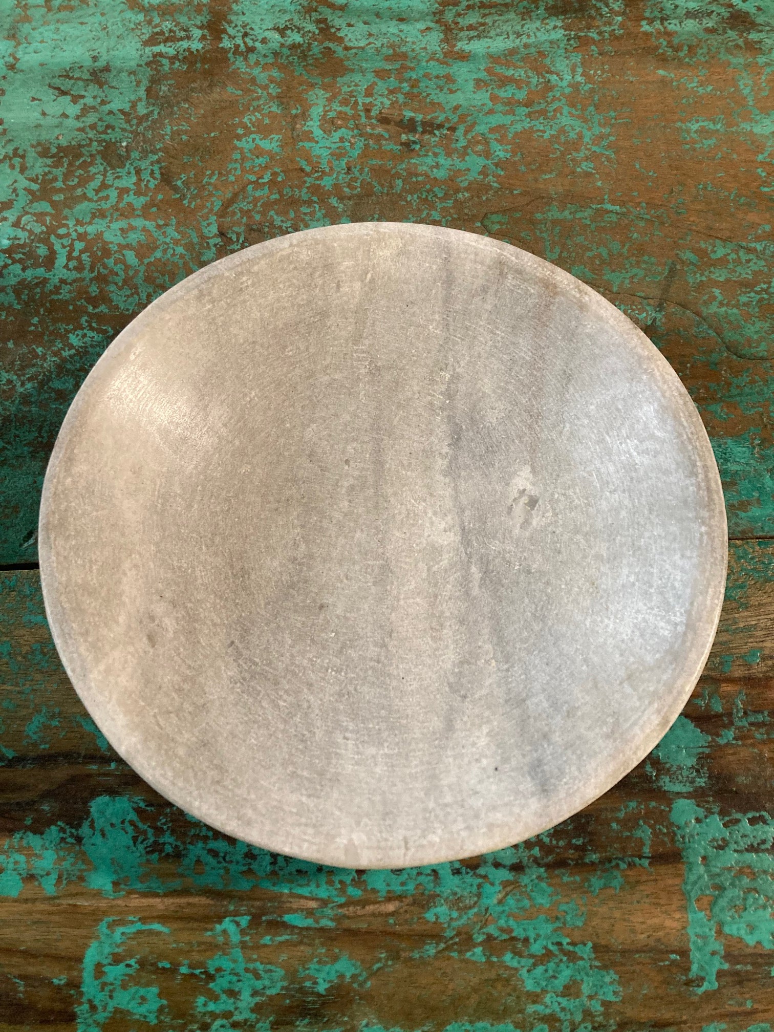 Hand Hewn Marble Plate - M