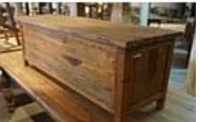 Deer Trail Basin Reclaimed Wood Storage Bench natural finishe