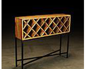  Riviera Reclaimed Wood Wine Cabinet