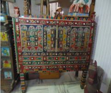 Antique traditional dhamchiya cabinet