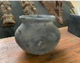 Antique matte clay pot - S