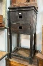 antique wood cabinet with drawers